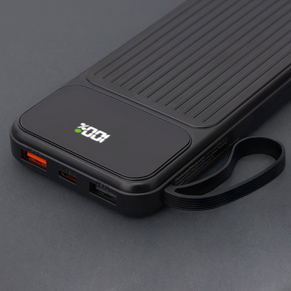 Baterie Externa MaXlife MXPB-06, 10000mAh, 22.5W, QC + PD, 1 x Lightning - 2 x USB-A - 2 x USB-C, Neagra