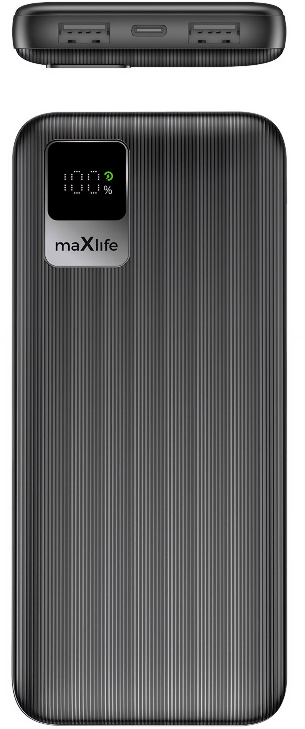 Baterie Externa MaXlife MXPB-07, 10000mAh, 10W, 2 x USB-A, Neagra