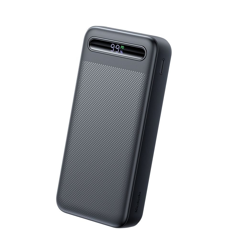 Baterie Externa McDodo MC-3891 Star, 20000mAh, 22.5W, QC + PD, 2 x USB-A - 1 x USB-C, Neagra
