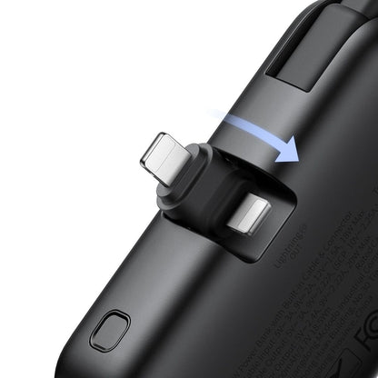 Baterie Externa McDodo MC-7800 Freekit, 5000mAh, 22.5W, PD, 1 x Lightning - 2 x USB-C, Neagra