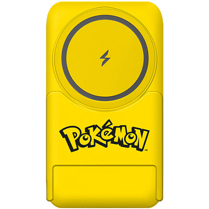 Baterie Externa Wireless OTL Pokemon Pikatchu, 5000mAh, 20W, PD + FQI, 1 x QI - 1 x USB-C, Galbena PK1191
