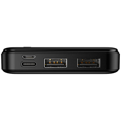 Baterie Externa MaXlife MXPB-01, 10000mAh, 12W, 2 x USB-A, Neagra
