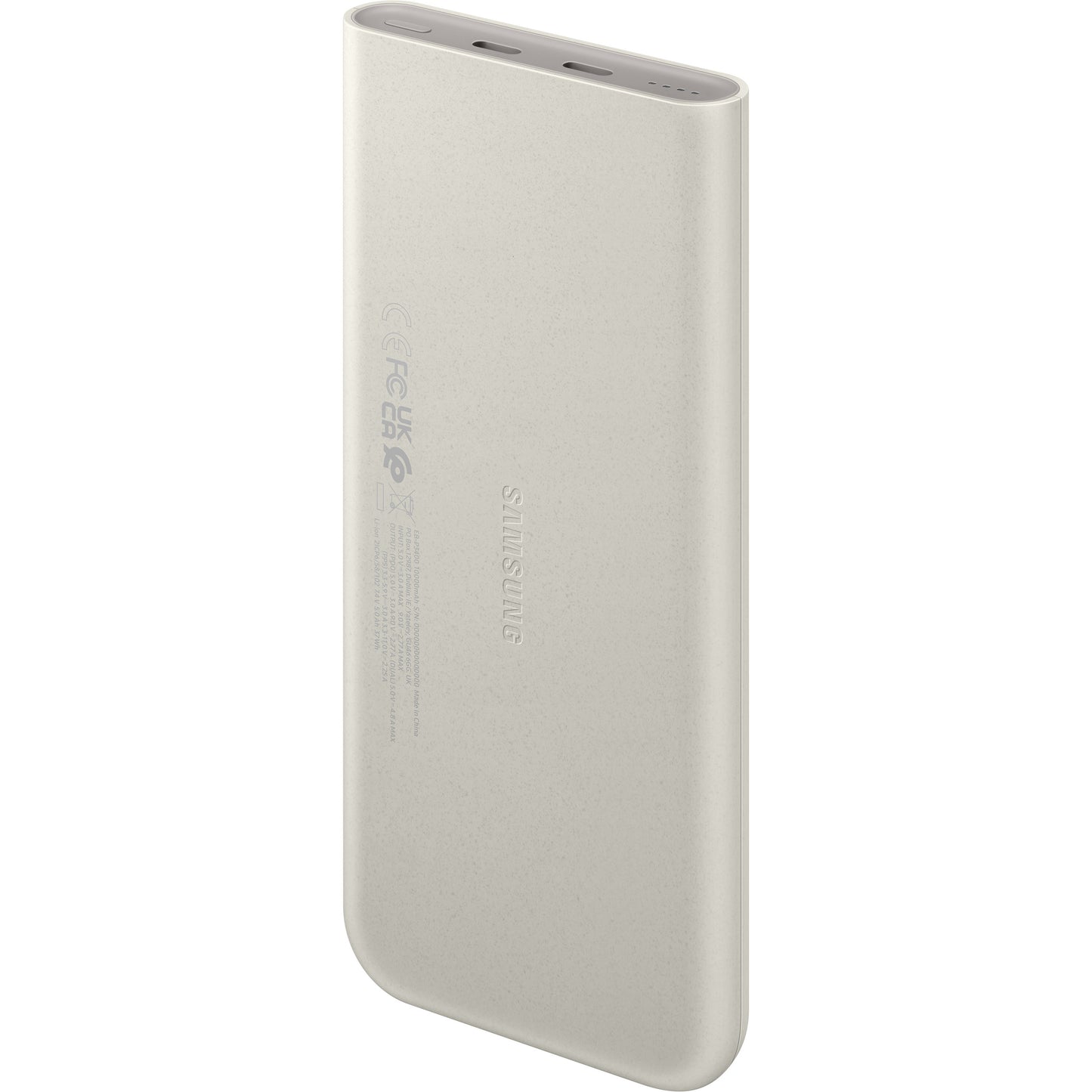 Baterie Externa Samsung, 10000mAh, 25W, PD, 2 x USB-C, Bej EB-P3400XUEGEU