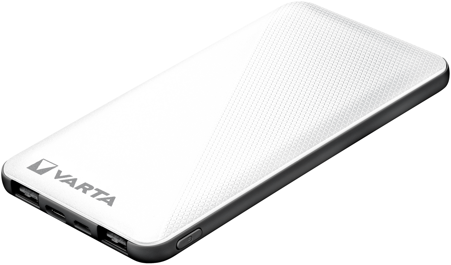 Baterie Externa Varta Energy, 5000mAh, 15W, 2 x USB-A - 1 x USB-C, Alba