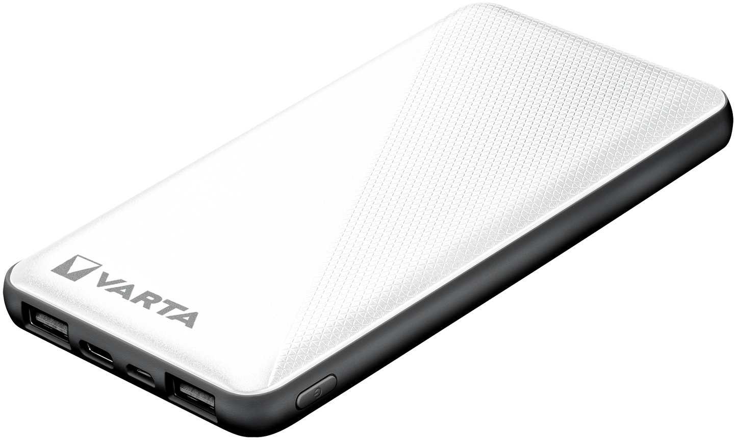 Baterie Externa Varta Energy, 10000mAh, 15W, 2 x USB-A - 1 x USB-C, Alba