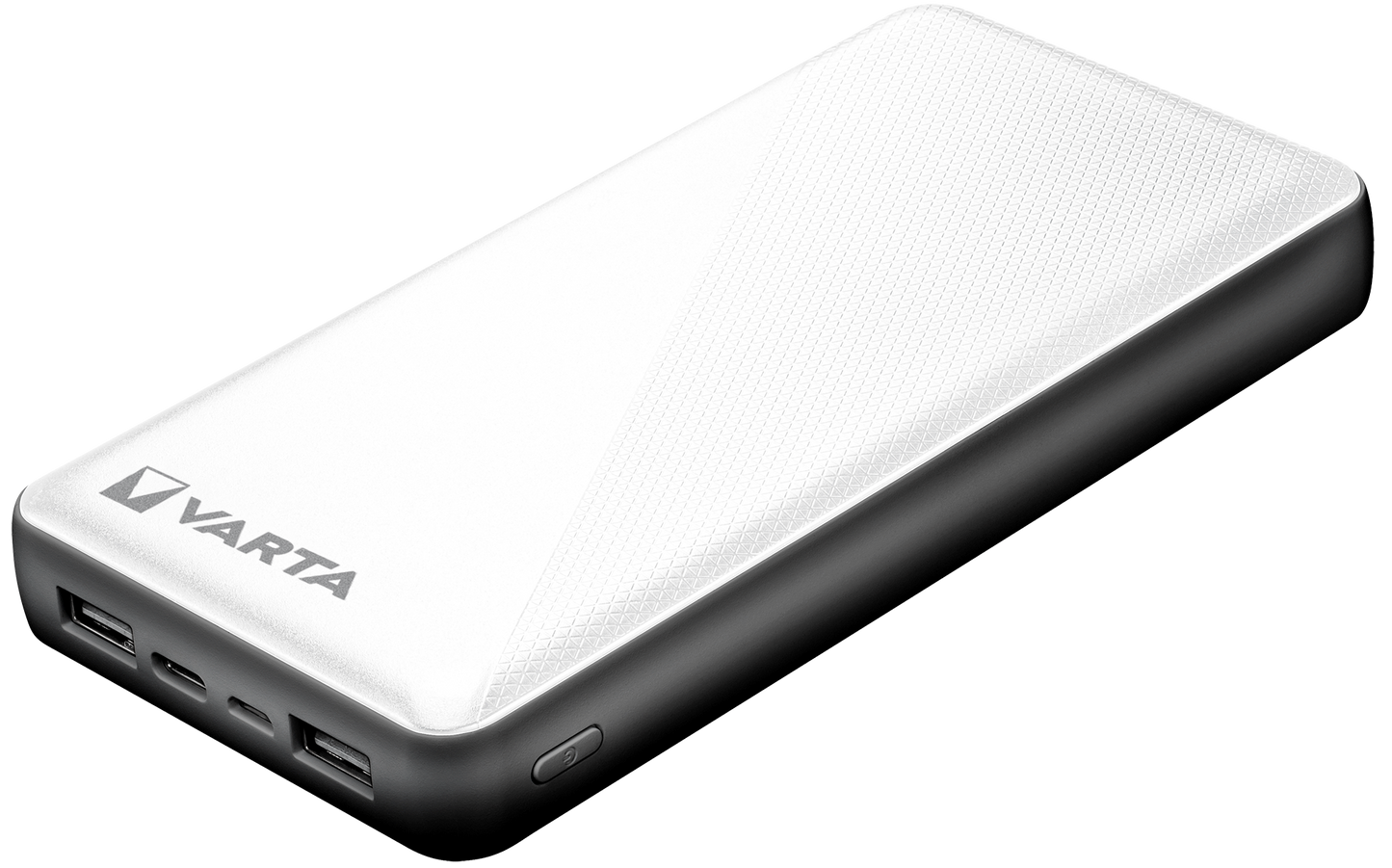 Varta Energy External Battery, 20000mAh, 15W, 2 x USB-A - 1 x USB-C, White