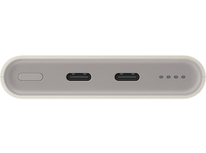 Baterie Externa Samsung, 10000mAh, 25W, PD, 2 x USB-C, Bej, Resigilata EB-P3400XUEGEU