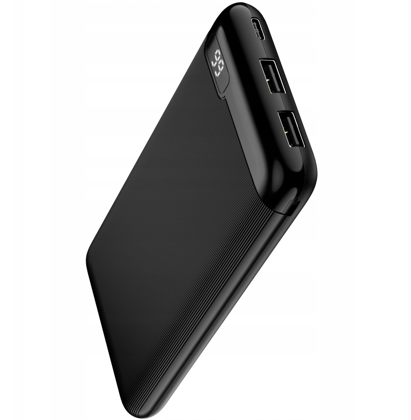 Baterie Externa Setty SPBL-10, 10000mAh, 10W, 2 x USB-A, Neagra