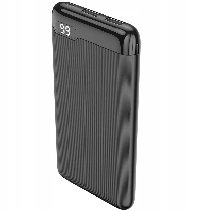 Baterie Externa Setty SPBL-10, 10000mAh, 10W, 2 x USB-A, Neagra