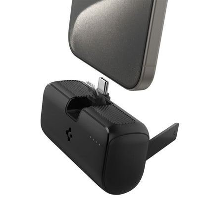 Baterie Externa Spigen, 5000mAh, 22.5W, PD, 1 x USB-C, Neagra