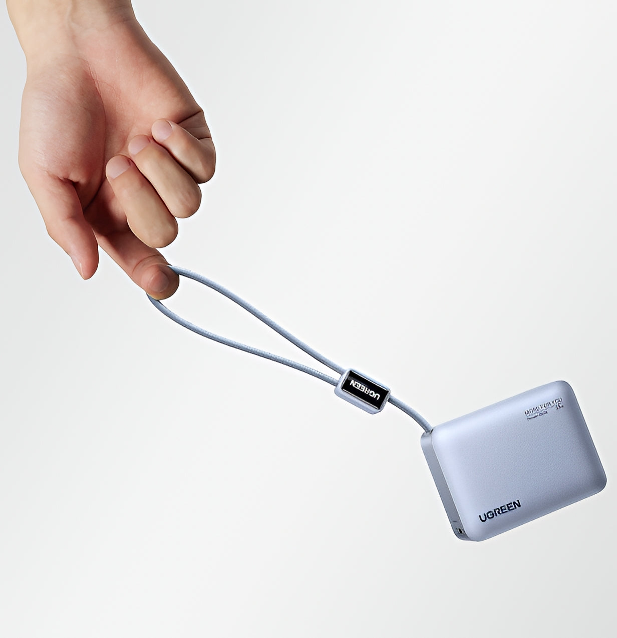 Baterie Externa UGREEN PB584 (75173B), 10000mAh, 33W, QC + PD, 1 x USB-A - 2 x USB-C, Bleu