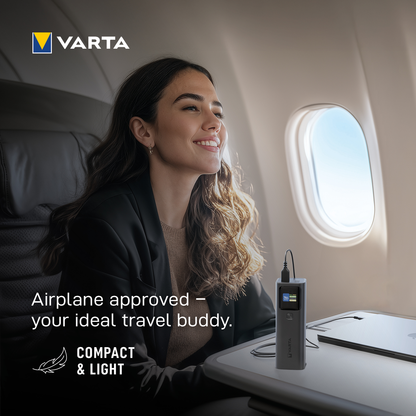 Baterie Externa Varta High Speed, 27000mAh, 140W, QC + PD, 1 x USB-A - 2 x USB-C, Neagra