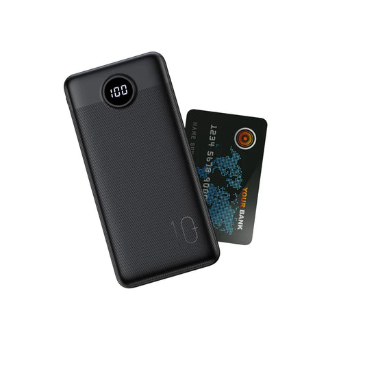 Baterie Externa Veger L10S, 10000mAh, 20W, QC + PD, 1 x USB-C - 2 x USB-A, Neagra