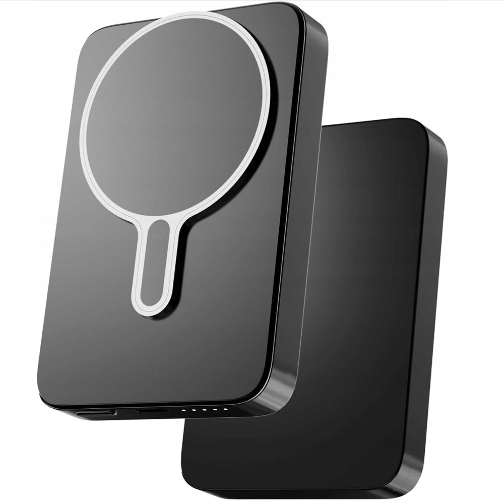 Baterie Externa Wireless 3MK MagSnap Go, 10000mAh, 20W, PD + FQI, 1 x QI - 1 x USB-C, Gri