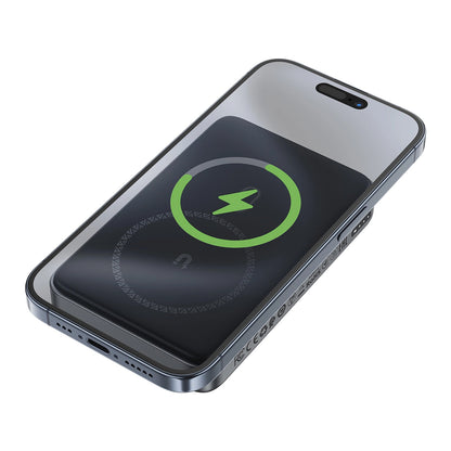 Baterie Externa Wireless Acefast M10, 10000mAh, 30W, PD + FQI, 1 x QI - 2 x USB-C, Neagra