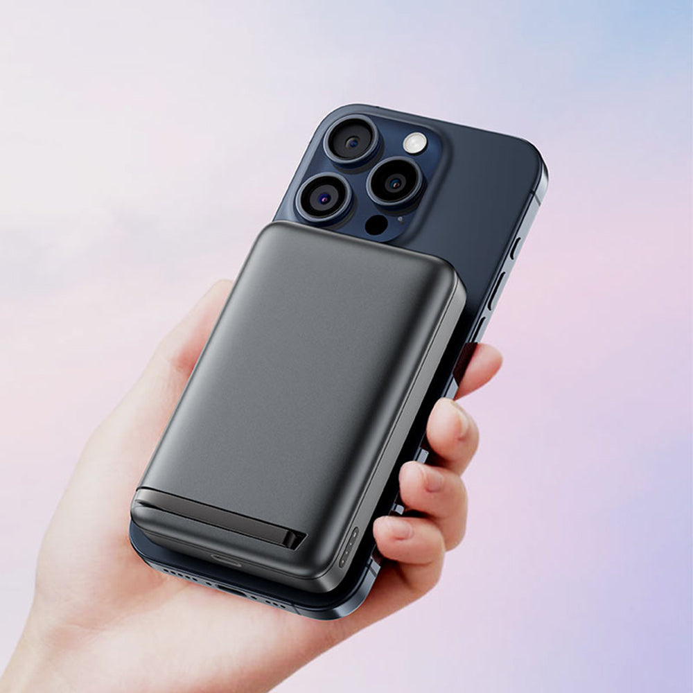 Baterie Externa Wireless Acefast M11, 10000mAh, 30W, PD + FQI, 1 x QI - 1 x USB-C, Neagra