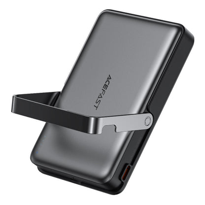 Baterie Externa Wireless Acefast M17, 10000mAh, 22.5W, PD + FQI, 1 x QI - 1 x USB-C, Neagra