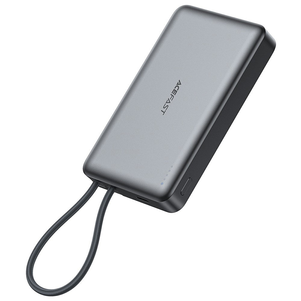 Baterie Externa Wireless Acefast M18, 10000mAh, 22.5W, PD + FQI, 1 x QI - 2 x USB-C, Neagra