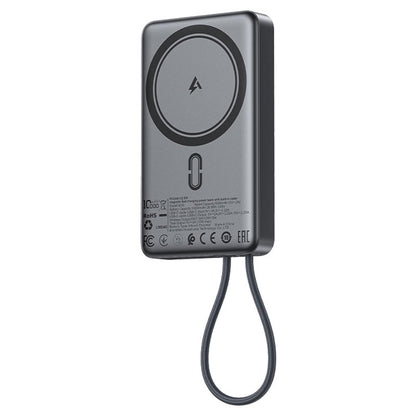 Baterie Externa Wireless Acefast M18, 10000mAh, 22.5W, PD + FQI, 1 x QI - 2 x USB-C, Neagra