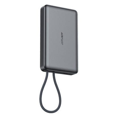 Baterie Externa Wireless Acefast M18, 10000mAh, 22.5W, PD + FQI, 1 x QI - 2 x USB-C, Neagra
