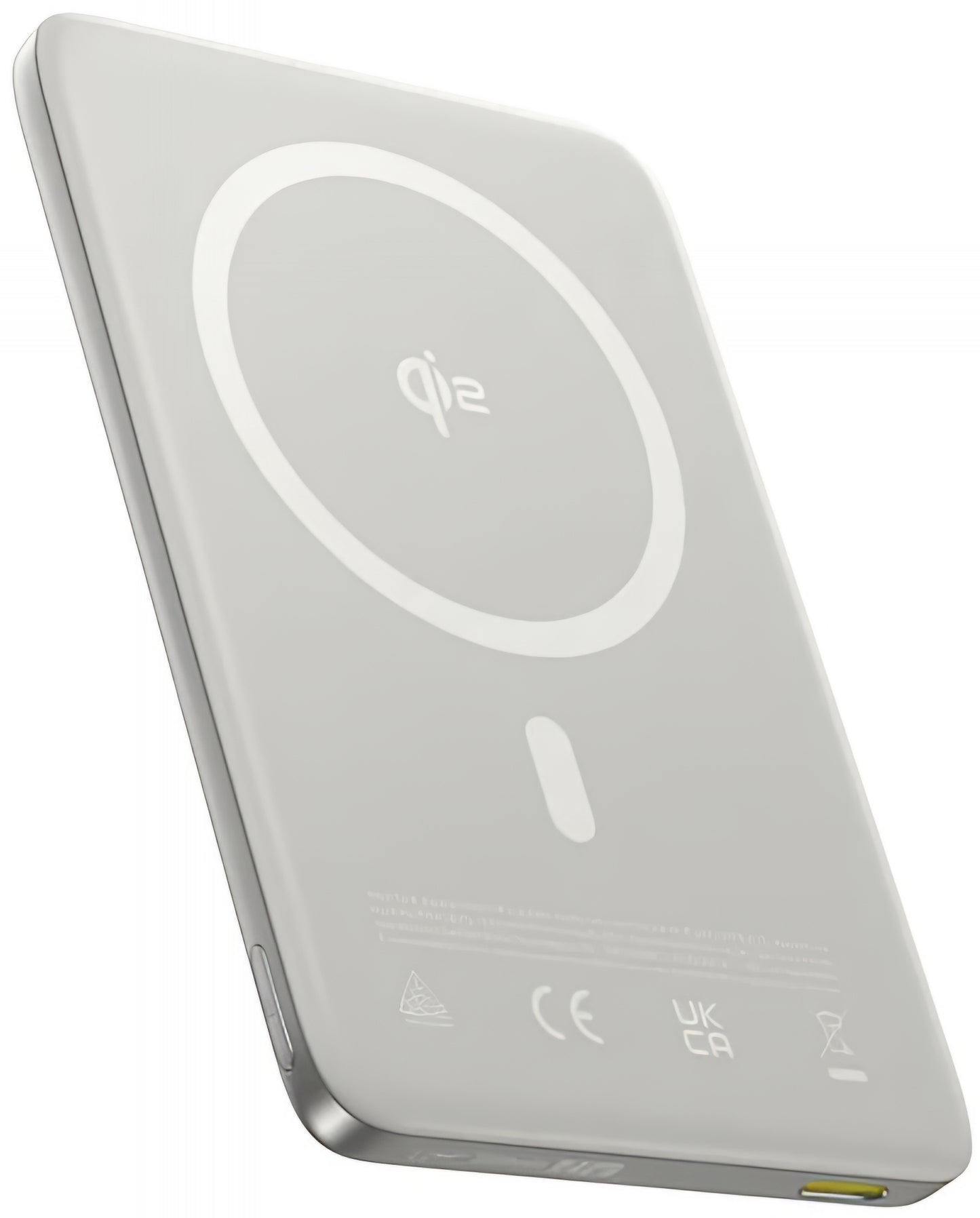 Baterie Externa Wireless Baseus PicoGo AM41, 10000mAh, 27W, PD + FQI, 1 x QI - 1 x USB-C, Bej E0027203