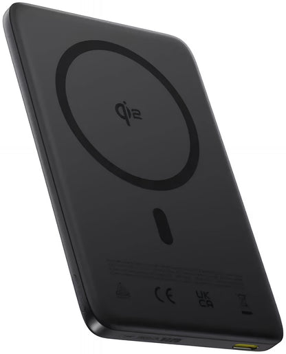 Baterie Externa Wireless Baseus PicoGo AM41, 10000mAh, 27W, PD + FQI, 1 x QI - 1 x USB-C, Neagra E0027201