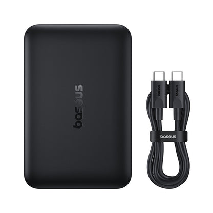 Baterie Externa Wireless Baseus EnerFill FM11, 10000mAh, 30W, PD + FQI, 1 x QI - 1 x USB-C, Neagra