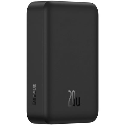 Baterie Externa Wireless Baseus Magnetic Mini, 20000mAh, 20W, PD + FQI, 1 x QI - 1 x USB-C, Neagra PPCX150001