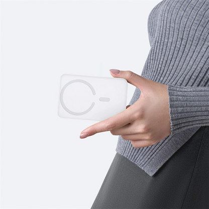 Baterie Externa Wireless Baseus EnerFill FM11 Ultra-Mini, 10000mAh, 22.5W, PD + FQI, 1 x QI - 1 x USB-C, Alba P1008210E213-00