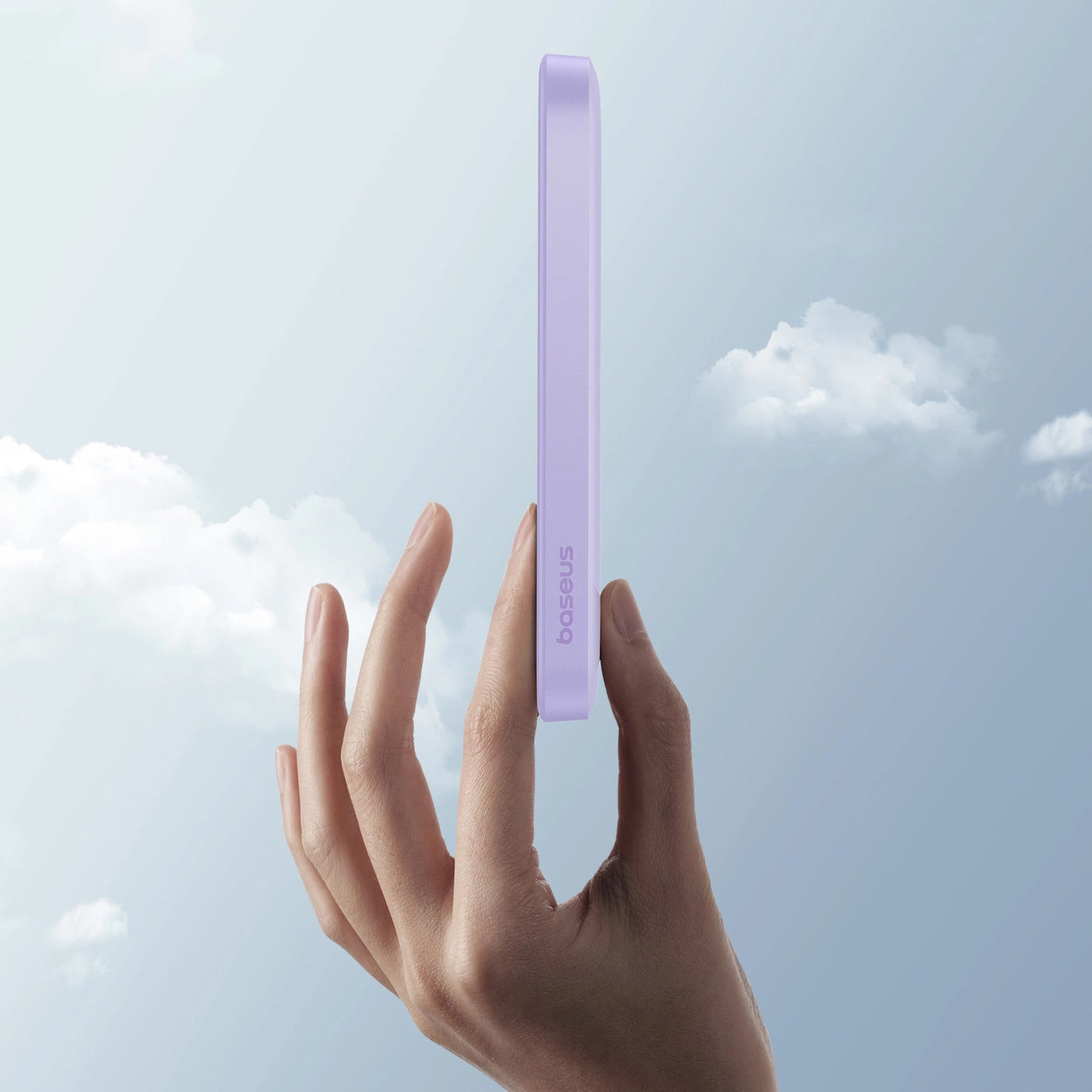 Baterie Externa Wireless Baseus Magnetic Mini, 5000mAh, 20W, PD + FQI, 1 x QI - 1 x USB-C, Mov P10022107513