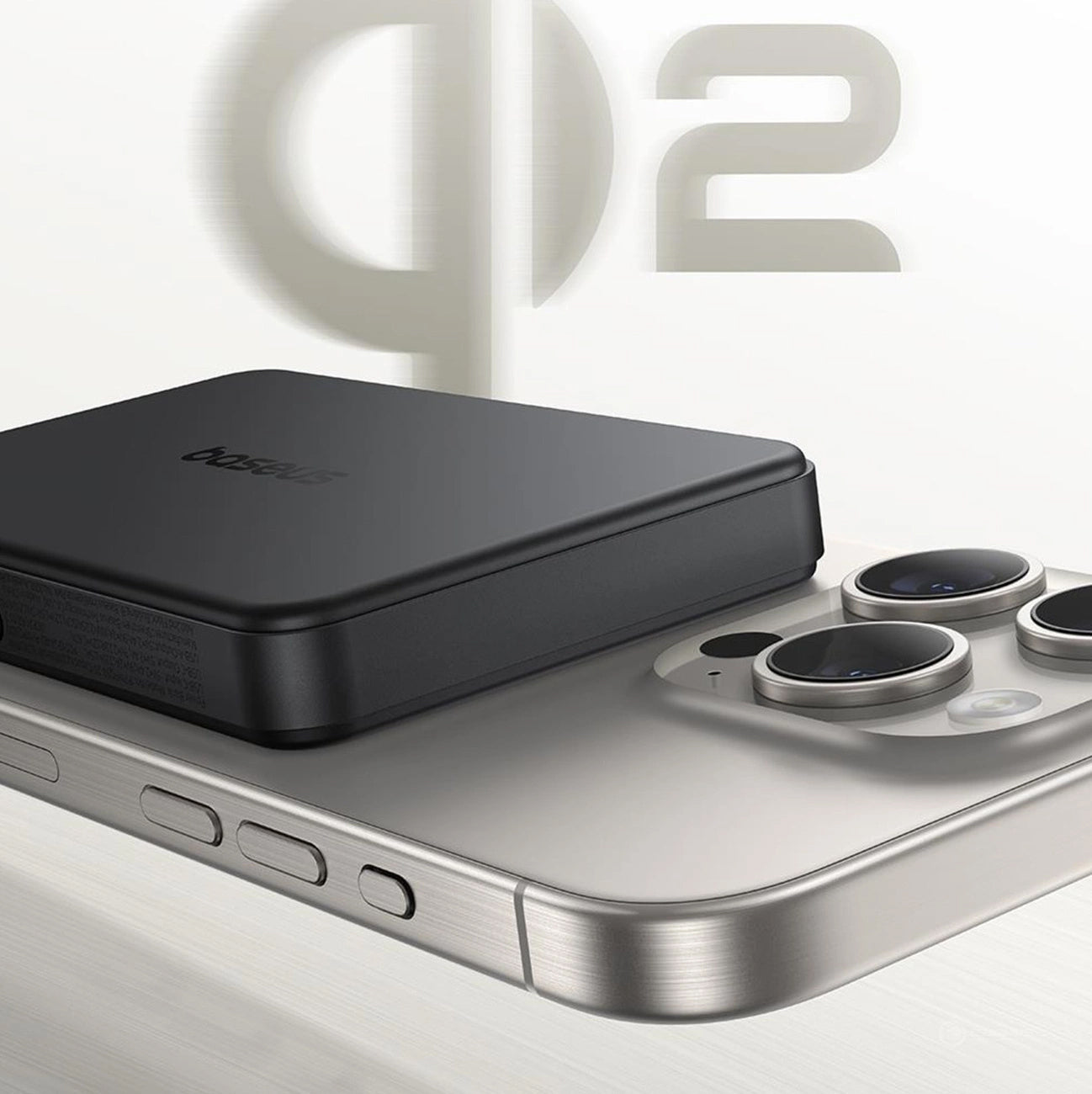 Baterie Externa Wireless Baseus Airpow2 Qi2, 10000mAh, 22.5W, QC + PD + FQI, 1 x QI - 1 x USB-A - 1 x USB-C, Neagra P10080000123-00