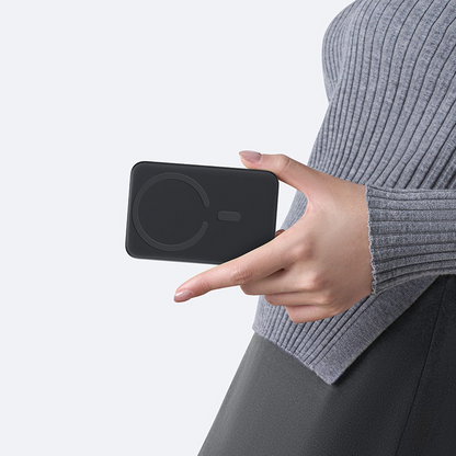 Baterie Externa Wireless Baseus EnerFill FM11 Ultra-Mini, 10000mAh, 22.5W, PD + FQI, 1 x QI - 1 x USB-C, Neagra P1008210E123-00