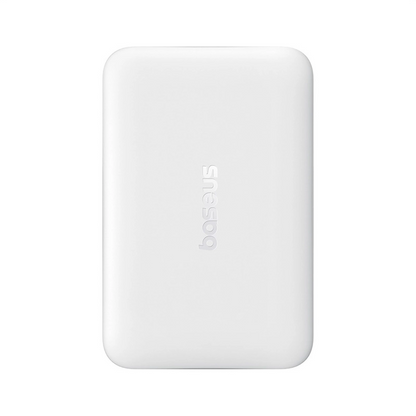 Baterie Externa Wireless Baseus EnerFill FM11 Ultra-Mini, 10000mAh, 22.5W, PD + FQI, 1 x QI - 1 x USB-C, Alba P1008210E213-00