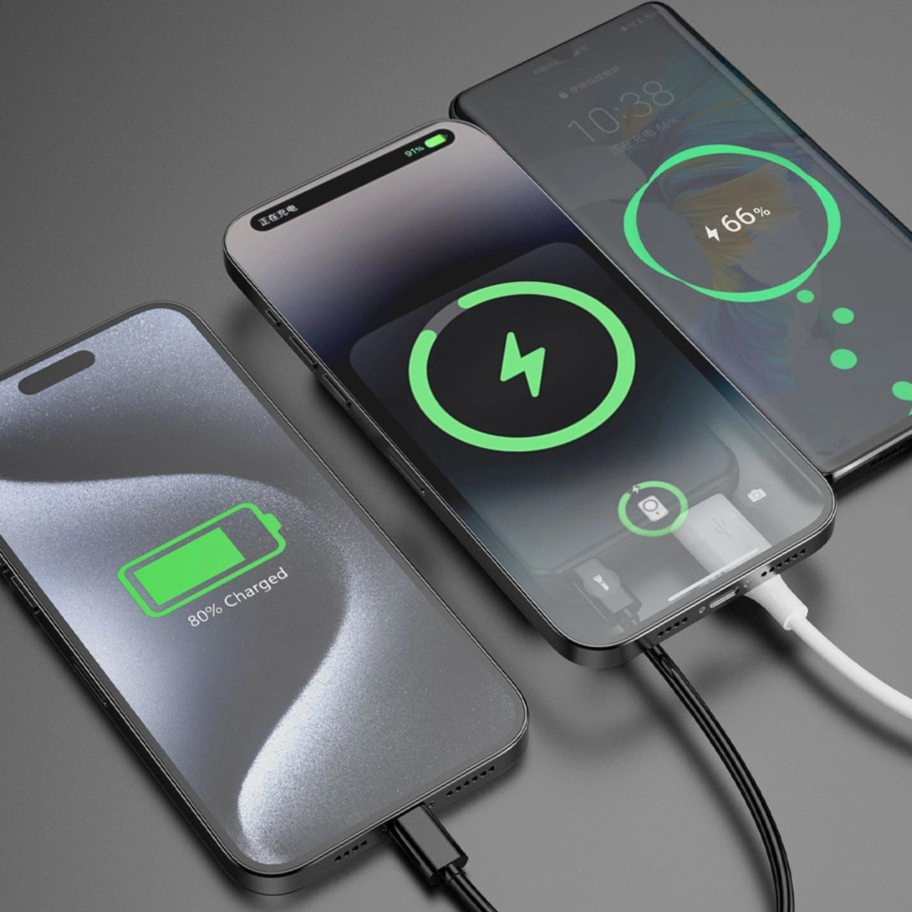 Baterie Externa Wireless Dudao K14S+, 10000mAh, 22.5W, QC + PD + FQI, 1 x QI - 1 x USB-A - 1 x USB-C, Neagra