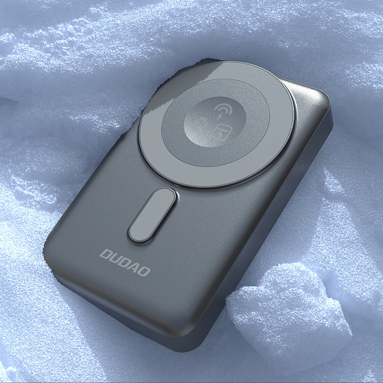 Baterie Externa Wireless Dudao K29, 10000mAh, 20W, PD + FQI, 1 x Lightning - 1 x QI - 1 x USB-C, Gri