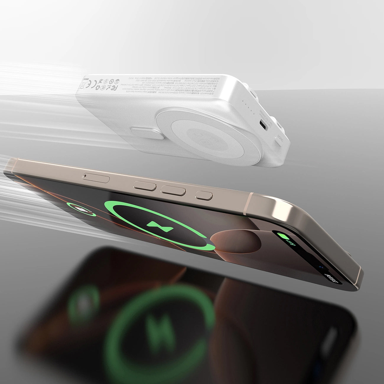 Baterie Externa Wireless Dudao K29, 10000mAh, 20W, PD + FQI, 1 x Lightning - 1 x QI - 1 x USB-C, Gri