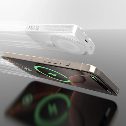 Baterie Externa Wireless Dudao K29, 10000mAh, 20W, PD + FQI, 1 x Lightning - 1 x QI - 1 x USB-C, Gri