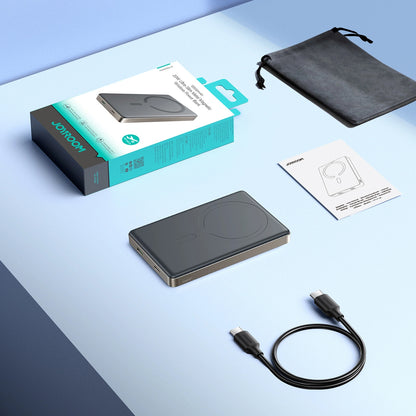 Baterie Externa Wireless Joyroom JR-PBM08 Pro, 10000mAh, 20W, PD + FQI, 1 x QI - 1 x USB-C, Bej