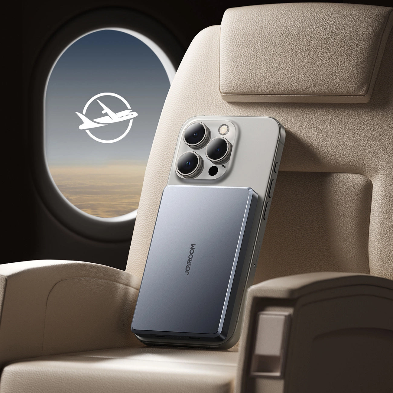 Baterie Externa Wireless Joyroom JR-PBM08 Pro, 10000mAh, 20W, PD + FQI, 1 x QI - 1 x USB-C, Gri