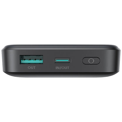 Baterie Externa Wireless Joyroom JR-W020, 10000mAh, 20W, QC + PD + FQI, 1 x QI - 1 x USB-A - 1 x USB-C, Neagra