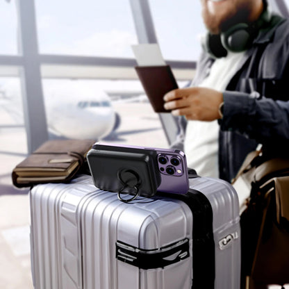 Baterie Externa Wireless Joyroom JR-W050, 10000mAh, 20W, QC + PD + FQI, 1 x QI - 1 x USB-A - 1 x USB-C, Neagra