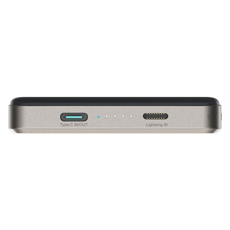 Baterie Externa Wireless Joyroom JR-PBM08 Pro, 10000mAh, 20W, PD + FQI, 1 x QI - 1 x USB-C, Bej