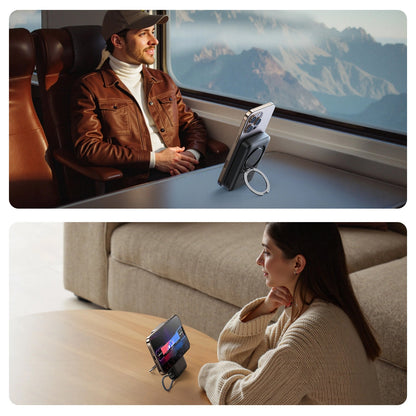 Baterie Externa Wireless Joyroom JR-PBM02, 10000mAh, 22.5W, PD + FQI, 1 x QI - 2 x USB-C, Neagra