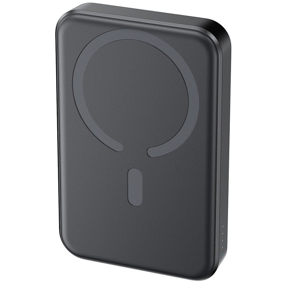 Baterie Externa Wireless Joyroom JR-W020, 10000mAh, 20W, QC + PD + FQI, 1 x QI - 1 x USB-A - 1 x USB-C, Neagra