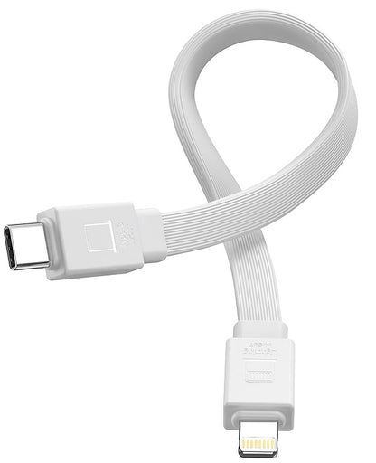 Baterie Externa Wireless Joyroom JR-PBM01, 10000mAh, 20W, QC + PD + FQI, 1 x Lightning - 1 x QI - 1 x USB-C, Alba