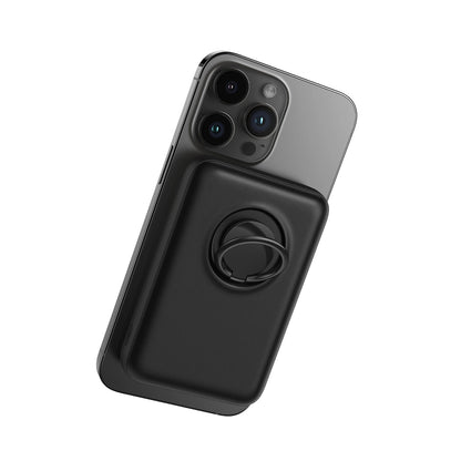 Baterie Externa Wireless Joyroom JR-W050, 10000mAh, 20W, QC + PD + FQI, 1 x QI - 1 x USB-A - 1 x USB-C, Neagra