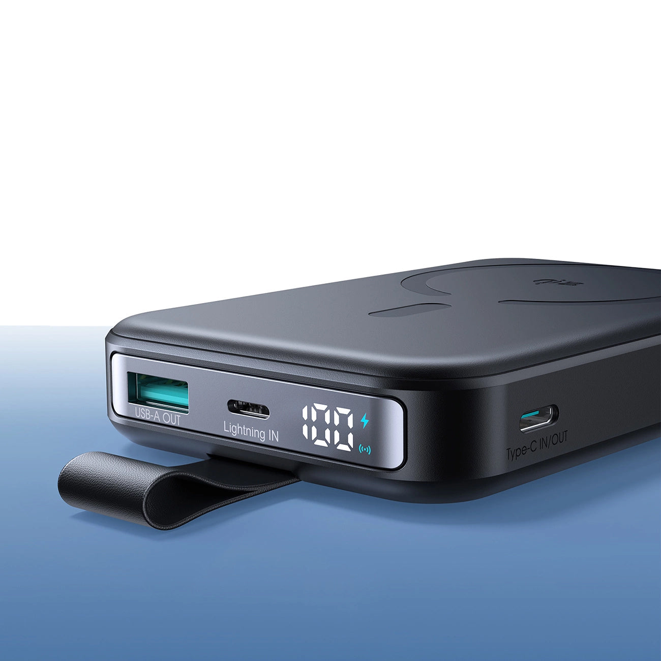 Baterie Externa Wireless Joyroom JR-PBM11, 10000mAh, 22.5W, QC + PD + FQI, 1 x QI - 1 x USB-A - 1 x USB-C, Neagra