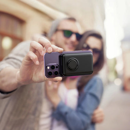 Baterie Externa Wireless Joyroom JR-W050, 10000mAh, 20W, QC + PD + FQI, 1 x QI - 1 x USB-A - 1 x USB-C, Neagra