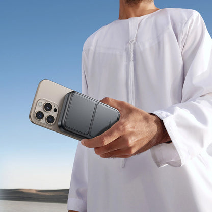 Baterie Externa Wireless Joyroom JR-PBM11, 10000mAh, 22.5W, QC + PD + FQI, 1 x QI - 1 x USB-A - 1 x USB-C, Neagra