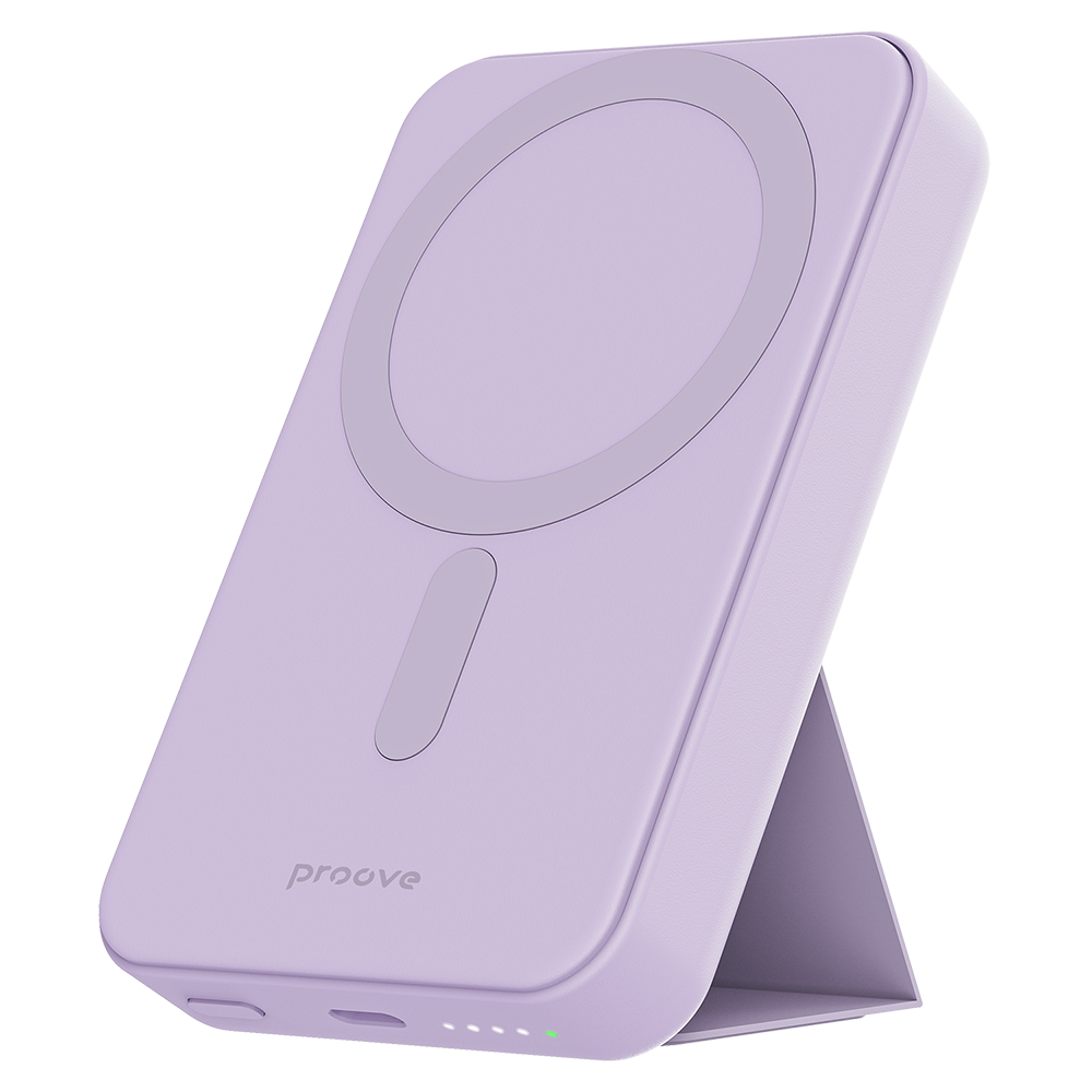 Baterie Externa Wireless Proove Hyperion, 10000mAh, 20W, PD + FQI, 1 x QI - 1 x USB-C, Mov